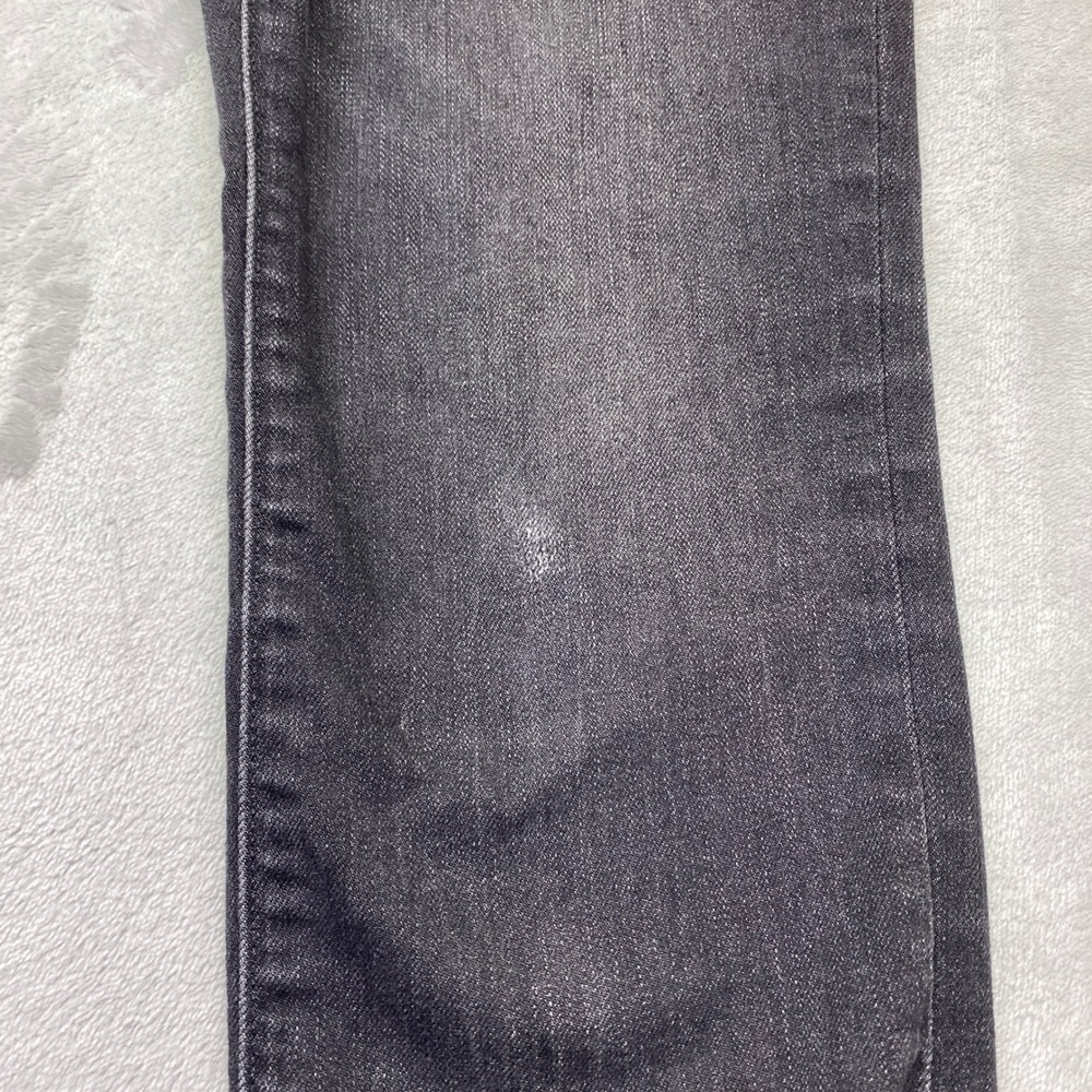 Athleta Sculptek Skinny Jeans Black Ankle Zip Performance Denim Size 10 Grunge - Picture 2 of 12